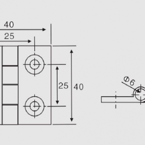 Петля CL 226-3 матовый
