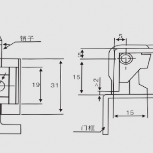 Петля CL 230 матовый